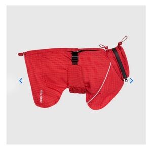 Canada Pooch Complete Coverage Raincoat Red Dog Jacket